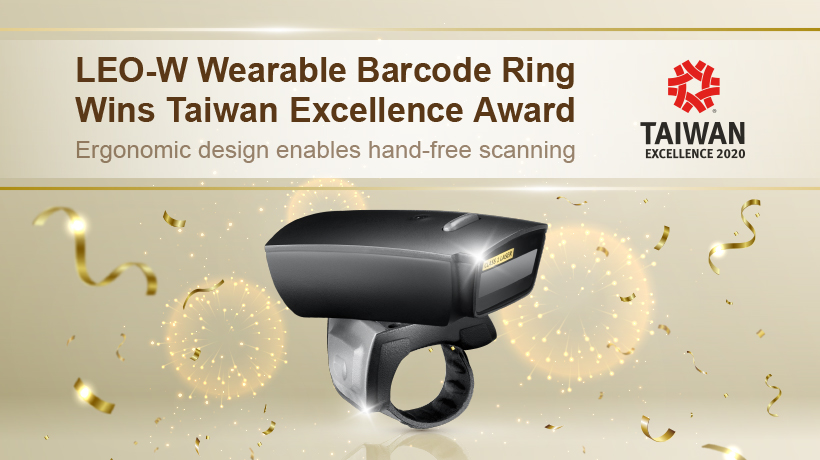 LEO-W Wearable Barcode Ring Wins Taiwan Excellence Award